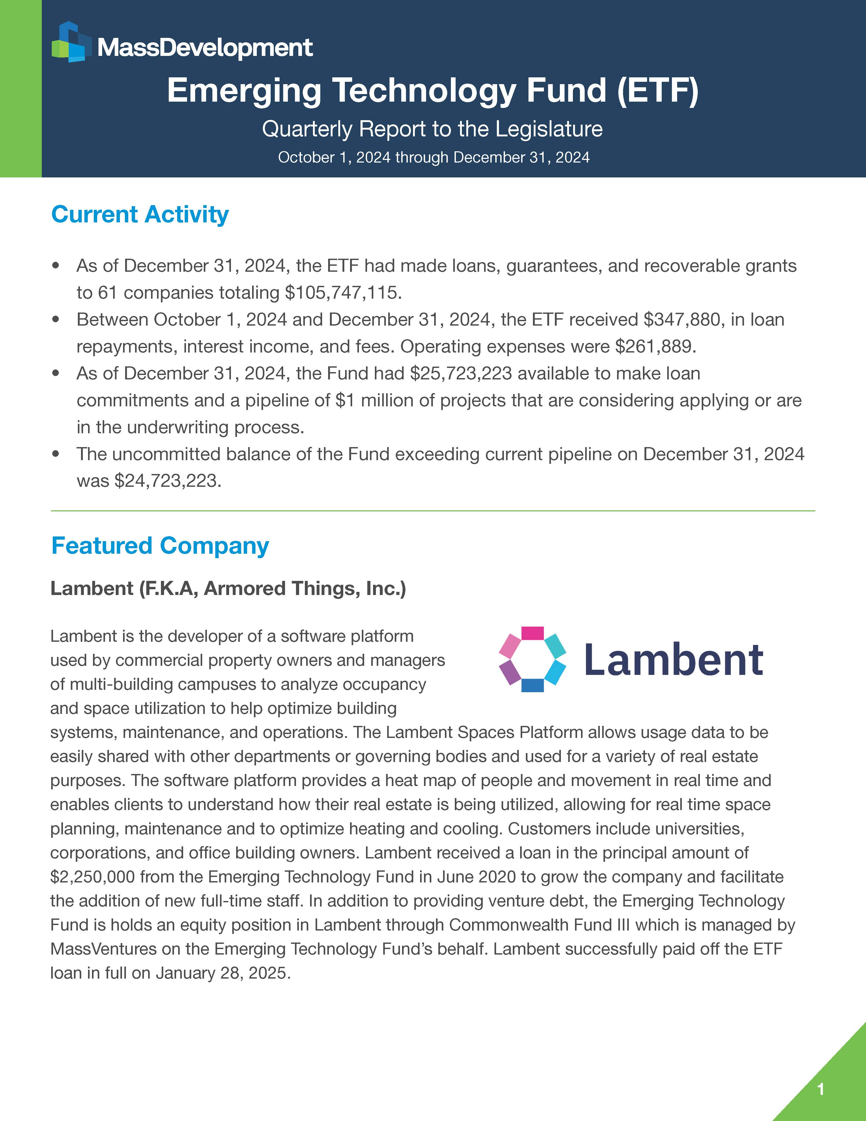 Emerging Technology Fund