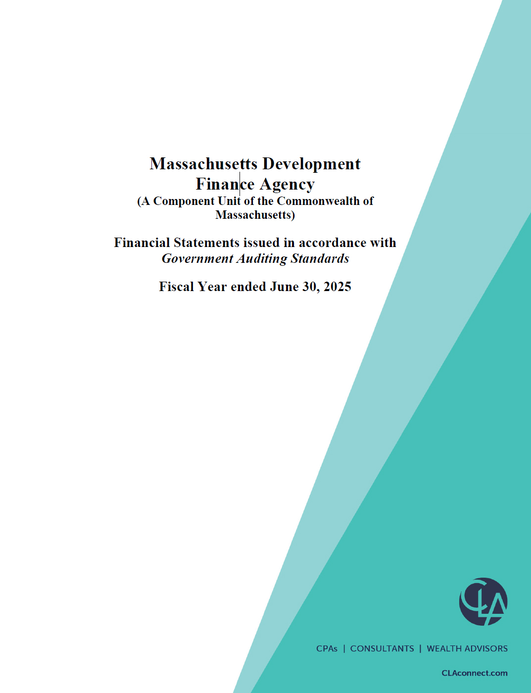 MassDevelopment Financial Statements
